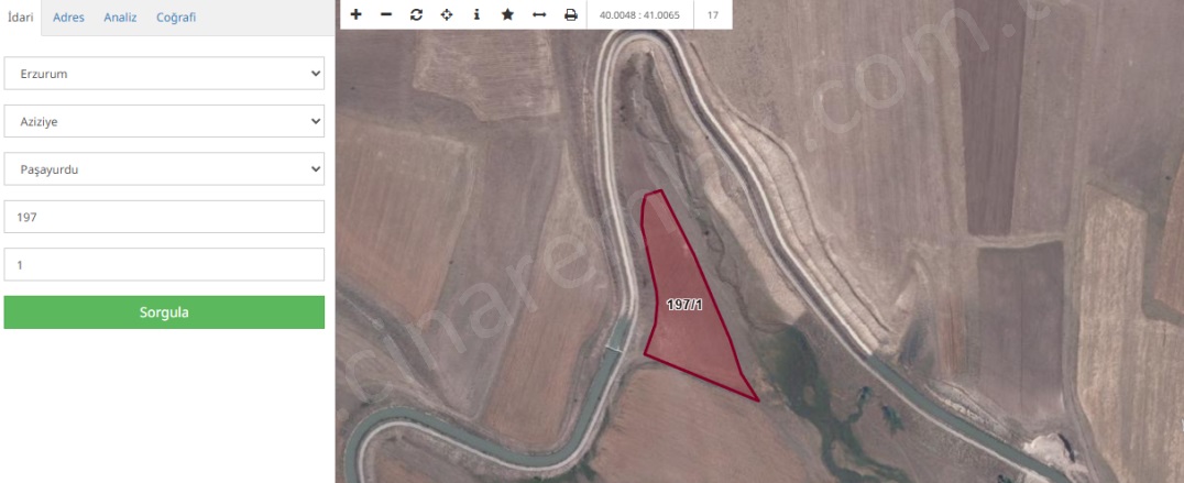 Dadaşkent Aziziye Satılık Tarla | 750.000Tl Resim-2