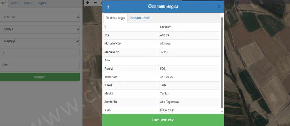 Aziziye Alaybey Mahallesinde Yola Yakın Satılık Tarla Çınardan ilanno: 5102 Dadaşkent