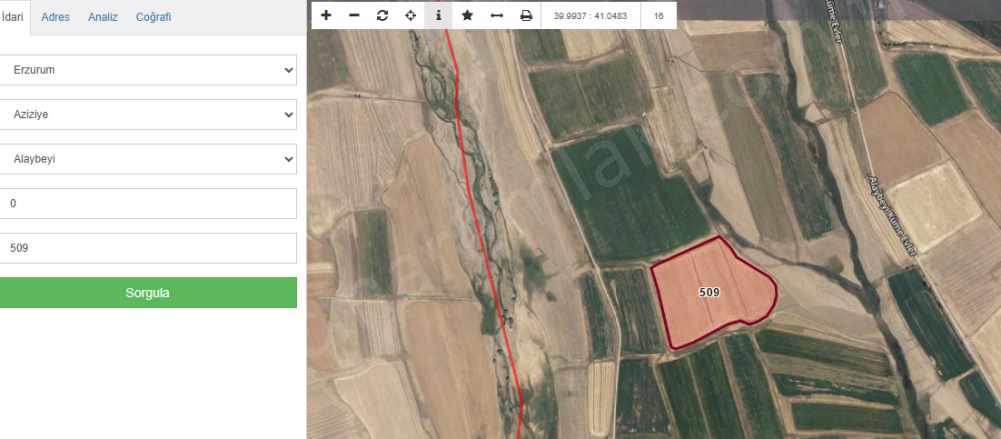 Aziziye Alaybey Mahallesinde Yola Yakın Satılık Tarla Çınardan ilanno: 5102 Dadaşkent