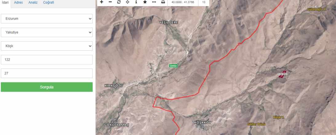 Köşkköyünde Satılık Tarla Çayır Çınardan ilan No: 5109 Yakutiye Köyler