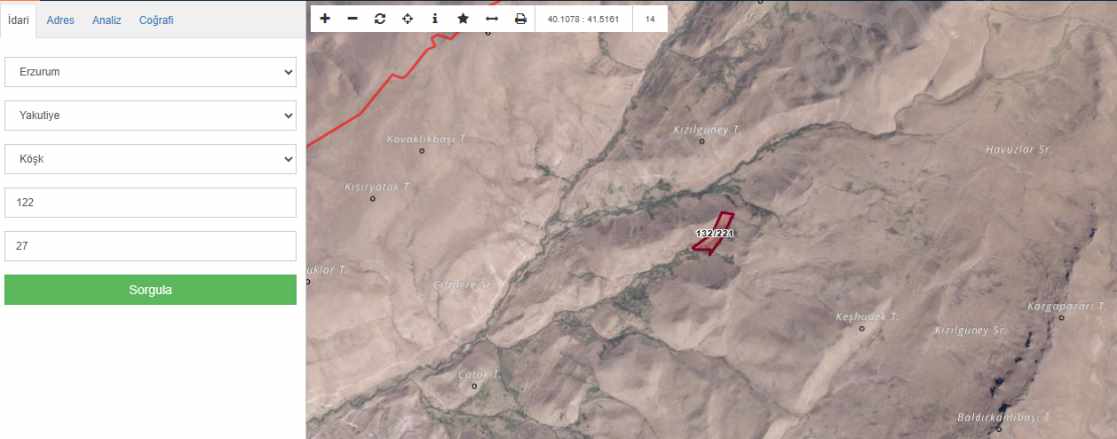 Köşkköyünde Satılık Tarla Çayır Çınardan ilan No: 5109 Yakutiye Köyler