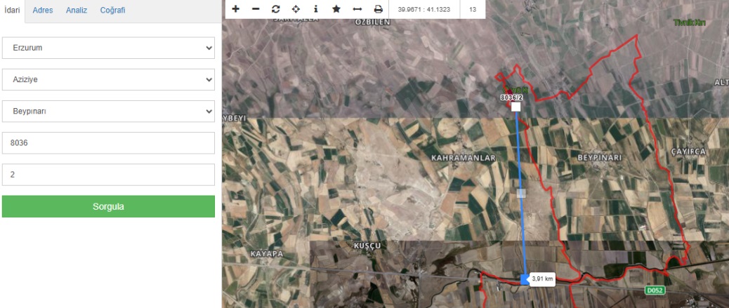 Dadaşkent Aziziye Satılık Tarla | 84.000Tl Resim-1