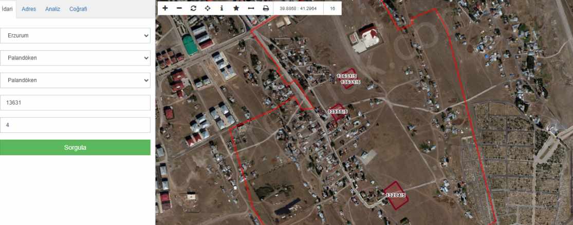 A Gazi Tokilerin Yukarısında Satılık Arsa imarlı Çınardan ilan No:5197 Palandöken Abdurrahman