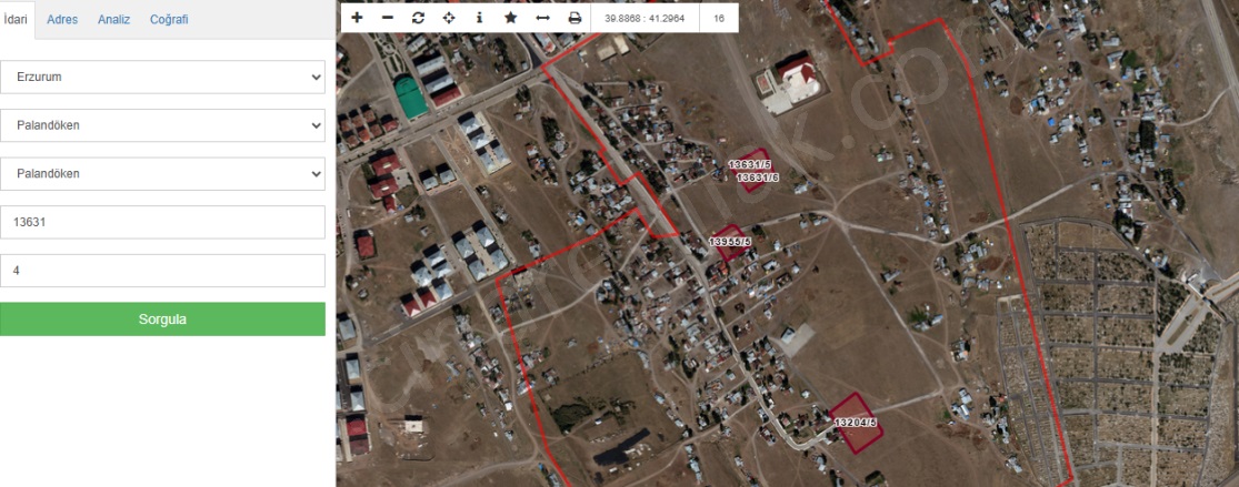 Abdurrahman Gazi Palandöken Satılık Arsa | 1Tl İmarlı  Resim-1