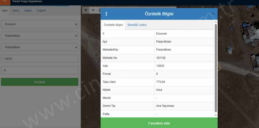 A Gazi Tokilerin Yukarısında Satılık Arsa imarlı Çınardan ilan No: 5199 Palandöken Abdurrahman