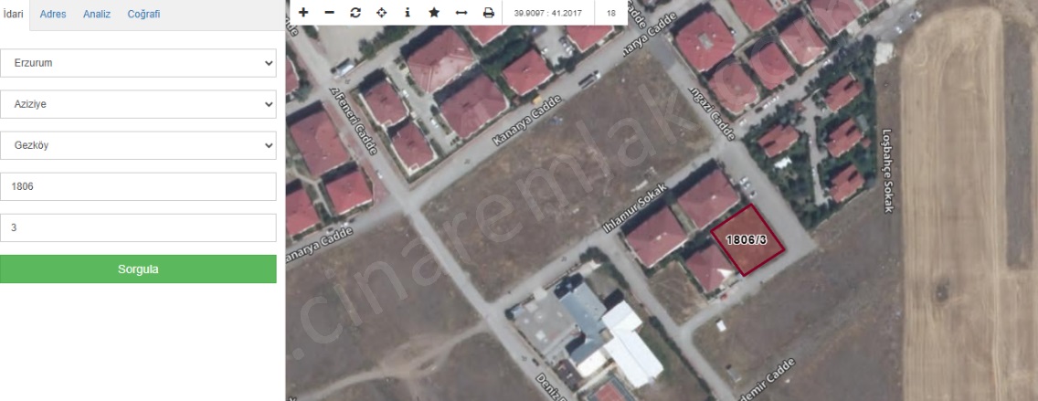 Dadaşkent Aziziye Satılık Arsa | 500.000Tl İmarlı  Resim-2