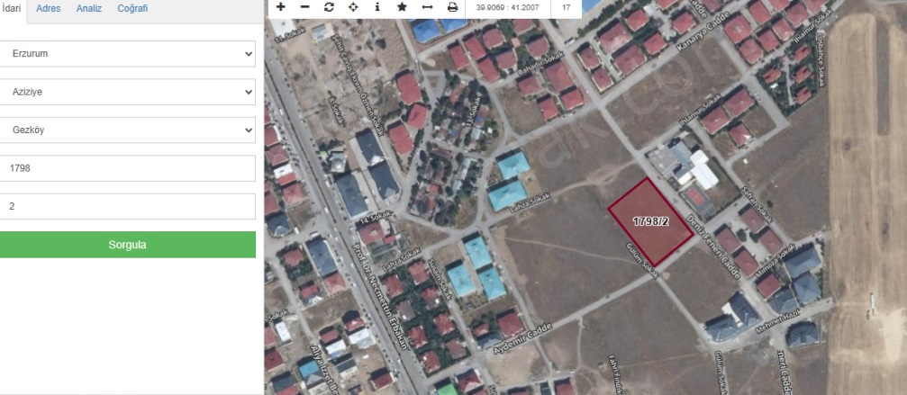 Dadaşkent Aziziye Satılık Arsa | 1Tl İmarlı  Resim-3