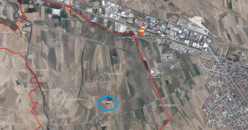 Aziziye Ömertepede Satılık Tarla Yola Sıfır Alt Yapısı Hazır Çınardan ilan No: 5354 Dadaşkent