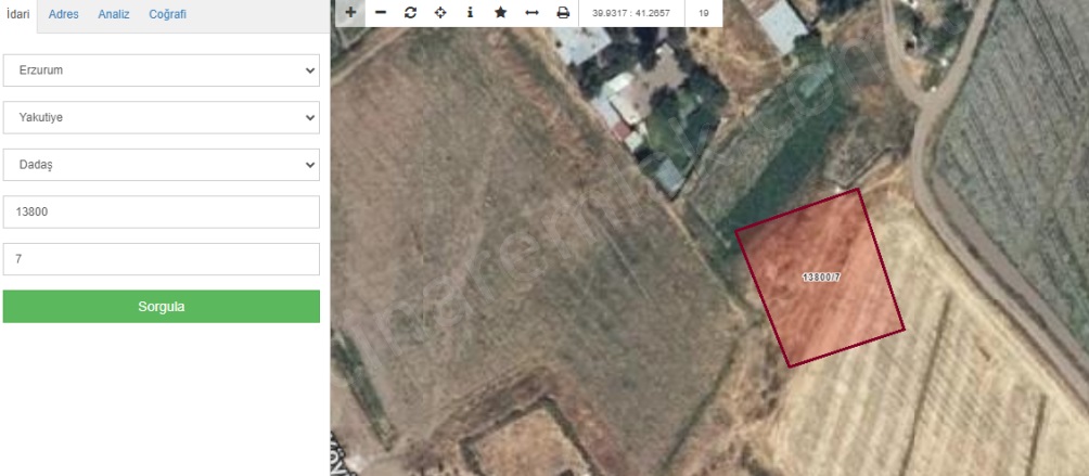 Dadaşköy Yakutiye Satılık Arsa |  1051M2 20.000.000Tl İmarlı  Resim-2