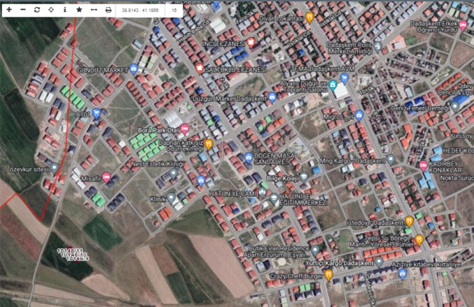 Dadaşkent Aziziye Satılık Kat Karşılığı Arsa |  494M2 3.890.000Tl Resim-4