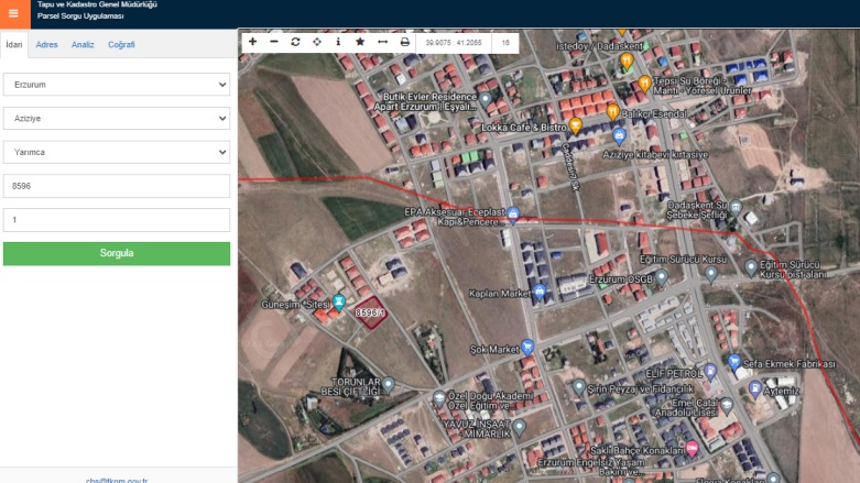 Dadaşkent Aziziye Satılık Arsa | 69.118.000Tl İmarlı  Resim-2