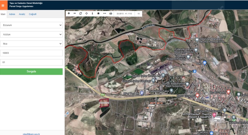 Ilıca Aziziye Satılık Tarla | 9.106.000Tl Resim-2