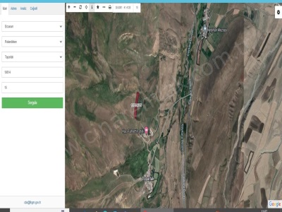 Toparlakta Satılık Tarla Çınardan İlan No: 3886 Palandöken Köyler