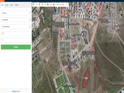 Kayakyolunda Villaların Yukarısında Satılık Tarla Çınardan İlan No:3923 Palandöken Yunusemre