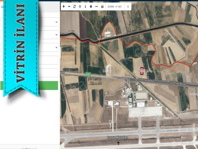 Havalimanı Karşısı Ana Yola Cepheli Satılık Arsa Ticari İmarlı Çınardan İlan No: 4537 Yakutiye Çiftlik