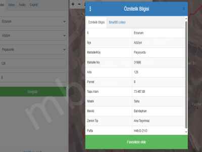 Field For Sale in  Turkey, Erzurum, Aziziye, Dadaskent 