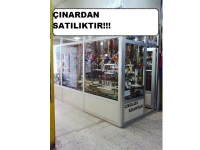 Çınardan Şehir Merkezinde İçi Yapılı Satılık Dükkan İş Yeri 115 Yakutiye Lalapaşa