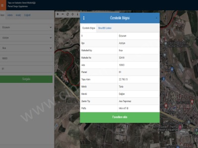 Ilıcada Satılık Tarla Çınardan 3504 Aziziye