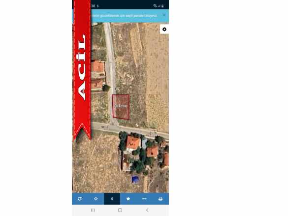 Şıhlar Mahallesinde Köşe Parsel Satılık Arsa Bolvadin