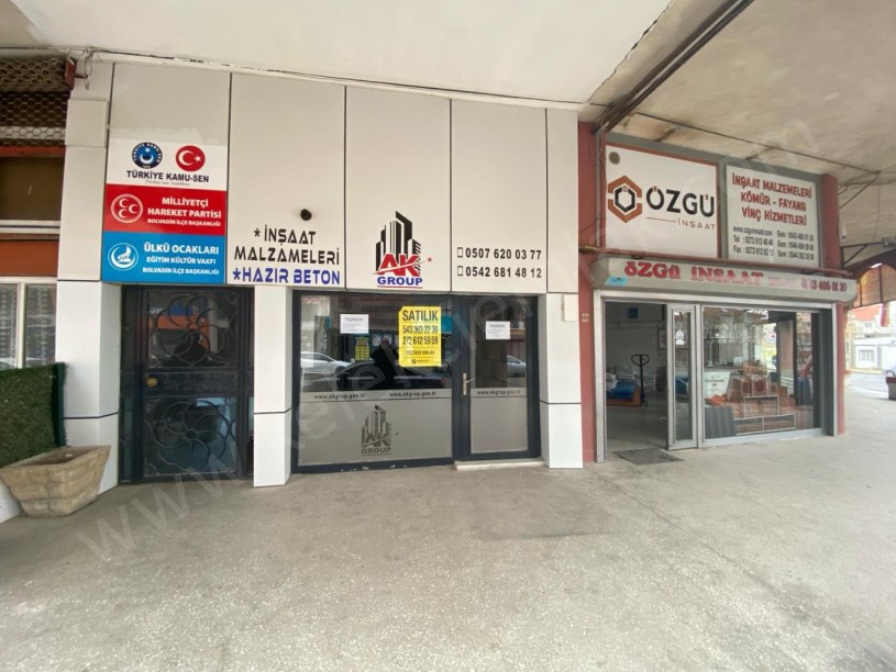 ÇARŞI MERKEZDE SATILIK ASMA KATLI DÜKKAN(İŞYERİ)