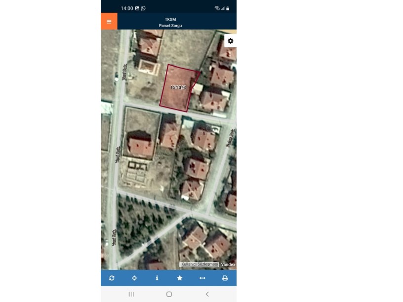 SELÇUKLU MAHALLESİ BAKIR SOKAKTA  GÜNEY CEPHELİ ARSA