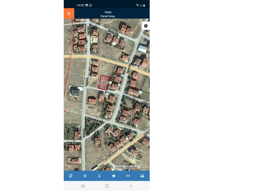 SELÇUKLU MAHALLESİ BAKIR SOKAKTA  GÜNEY CEPHELİ ARSA