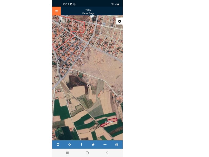 GÖLBAŞI MAHALLESİNDE YOLA CEPHELİ TARLA
