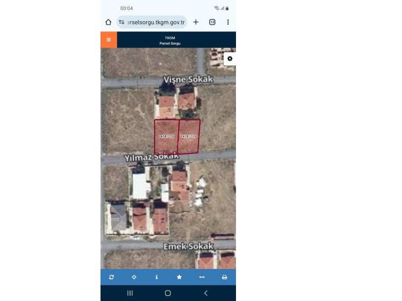 SELÇUKLU MAHALLESİ YILMAZ SOKAKTA 2 ADET GÜNEY CEPHELİ ARSA 