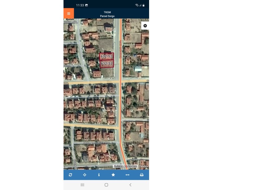 BADEMLİ MAHALLESİ KARAÇAY CADDESİNDE ARSA