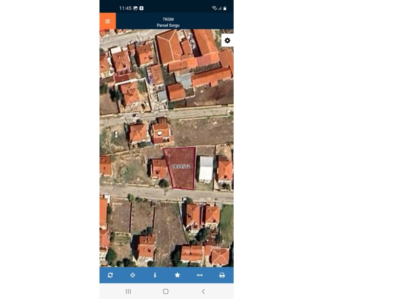 BUCAK MAHALLESİ ÇAKIL SOKAKTA  GÜNEY CEPHELİ ARSA