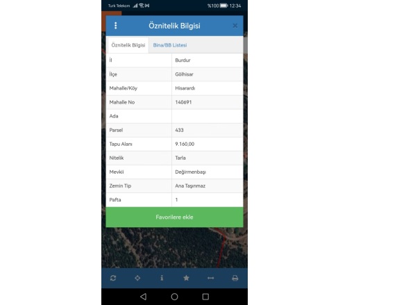 Hisarardı Gölhisar Satılık Tarla |  9160M2 1.850.000Tl Resim-5
