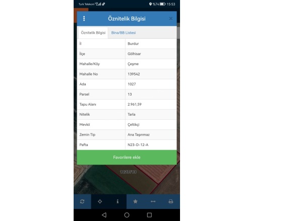 Çeşme Gölhisar Satılık Tarla |  2961M2 740.000Tl Resim-1