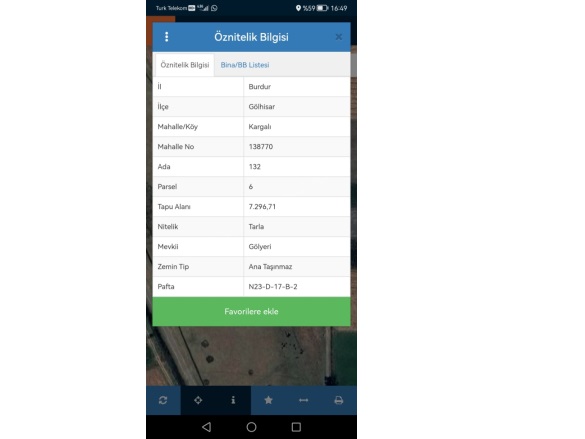 Kargalı Gölhisar Satılık Tarla |  7296M2 3.465.000Tl İmarlı  Resim-4