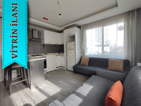 Çiftlikköy Yenişehir Kiralık Daire |  1+1 Oda | 60M2 Aylık 19.000Tl Eşyalı  | 1. Kat | Klima | 1 Banyo | 1 Yatak Odası Resim-2