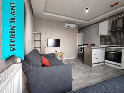 Çiftlikköyde İyi Konumlu Eşyalı Satılık Daire 1+1 Yenişehir