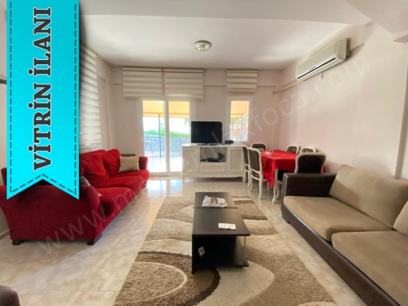 Eskifoça Foça Kiralık Villa |  3+1 Oda | 150M2 Aylık 40.000Tl Eşyalı  | Dubleks | Klima | 2 Banyo | 3 Yatak Odası Resim-5