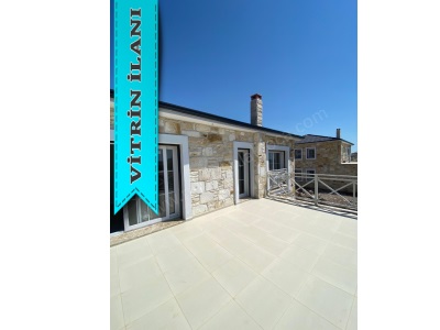 Mert Emlaktan Satılık Villa Foçanın Gelişen Bölgesi Foçaköyde Müstakil Bahçeli Dubleks 5+1 Bağarası