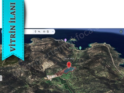 Mert Emlaktan Satılık Tarla İsmet Paşa Mah 36 728 M2 Fırsat Foça Eskifoça