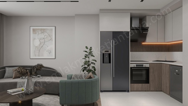 Yıldız Mah. Muratpaşa Satılık Daire |  1+1 Oda | 46M2 4.900.000Tl  Krediye Uygun  | 4. Kat | Doğalgaz(Kombi) | 1 Banyo Resim-2