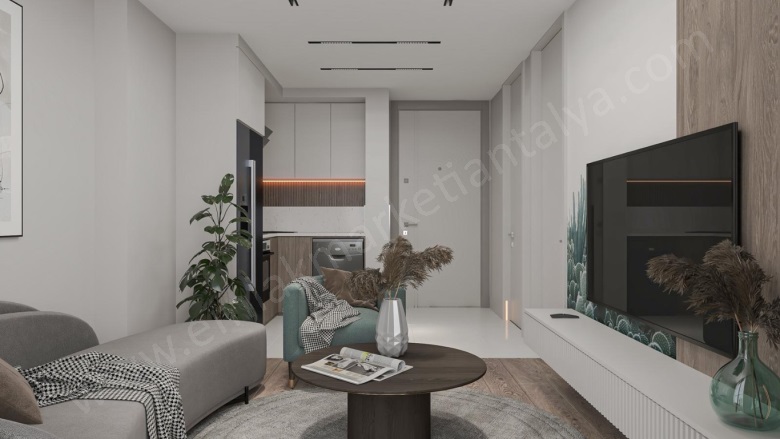 Yıldız Mah. Muratpaşa Satılık Daire |  1+1 Oda | 46M2 4.900.000Tl  Krediye Uygun  | 5. Kat | Doğalgaz(Kombi) | 1 Banyo Resim-4