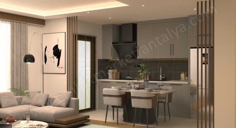 Kızıltoprak Mah. Muratpaşa Satılık Daire |  1+1 Oda | 55M2 5.600.000Tl  Krediye Uygun  | 1. Kat | Doğalgaz(Kombi) | 1 Banyo Resim-5