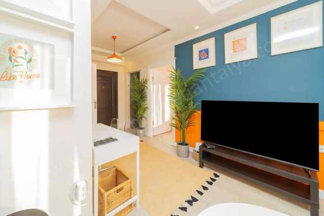 Cumhuriyet Meydanında Lüks Eşyalı Satılık Daire 2+1 Muratpaşa Elmalı Mah