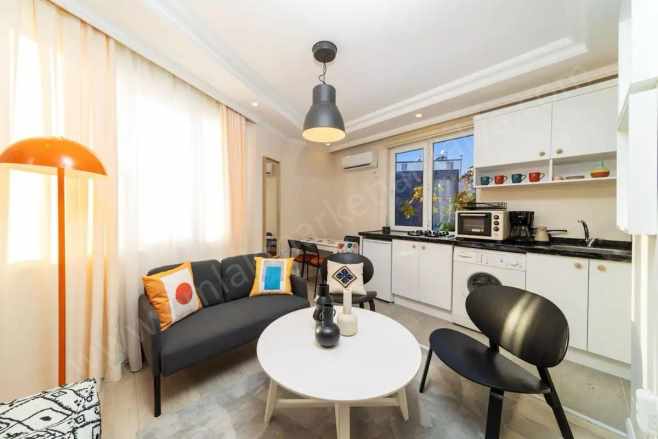 Cumhuriyet Meydanında Lüks Eşyalı Satılık Daire 2+1 Muratpaşa Elmalı Mah