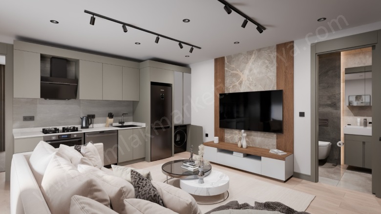 Yüksekalan Mah. Muratpaşa Satılık Daire |  1+1 Oda | 45M2 3.250.000Tl  Krediye Uygun  | Giriş Katı | Doğalgaz(Kombi) | 1 Banyo Resim-2