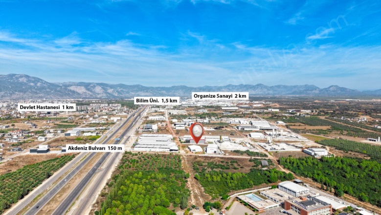 Çıplaklı Mah. Döşemealtı Satılık Arsa |  4781M2 123.000.000Tl İmarlı  Resim-2