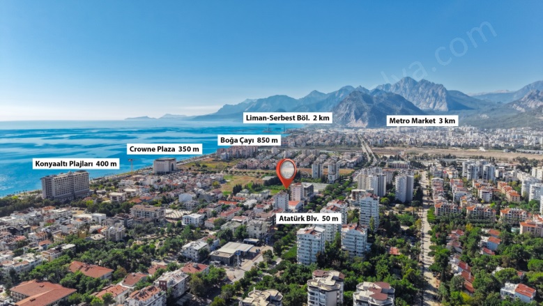 Gürsu Mah. Konyaaltı Satılık Daire |  4+1 Oda | 220M2 40.900.000Tl  Krediye Uygun  | Çatı Dubleksi | Doğalgaz(Kombi) | 4 Banyo Resim-2