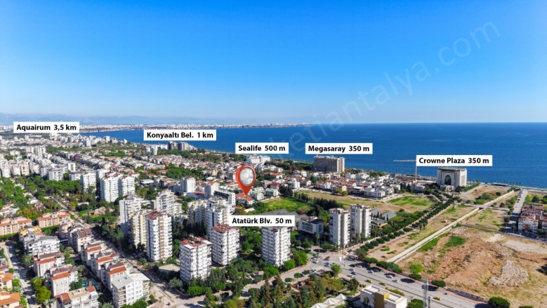 Gürsu Mah. Konyaaltı Satılık Daire |  4+1 Oda | 220M2 40.900.000Tl  Krediye Uygun  | Çatı Dubleksi | Doğalgaz(Kombi) | 4 Banyo Resim-4