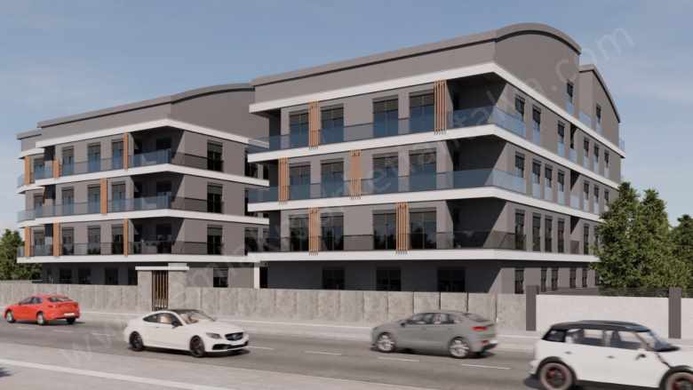 Site içerisinde Cadde Üzeri Sıfır Lüks Ler 2+1 Satılık Daire Muratpaşa Yüksekalan Mah