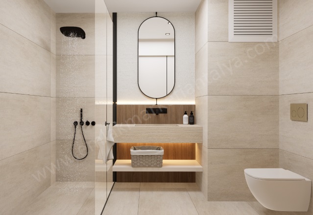 Güzeloba Mah. Muratpaşa Satılık Villa |  5+1 Oda | 198M2 18.500.000Tl  Krediye Uygun  | Tripleks | Doğalgaz(Kombi) | 5 Banyo Resim-4