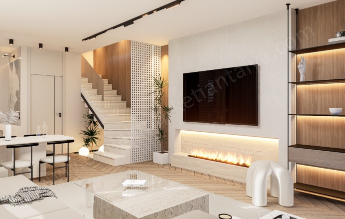 Güzeloba Mah. Muratpaşa Satılık Villa |  5+1 Oda | 198M2 20.500.000Tl  Krediye Uygun  | Tripleks | Doğalgaz(Kombi) | 5 Banyo Resim-5